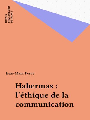 cover image of Habermas